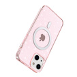 Etui do iPhone 14, Dropproof MagSafe Glitter, różowe