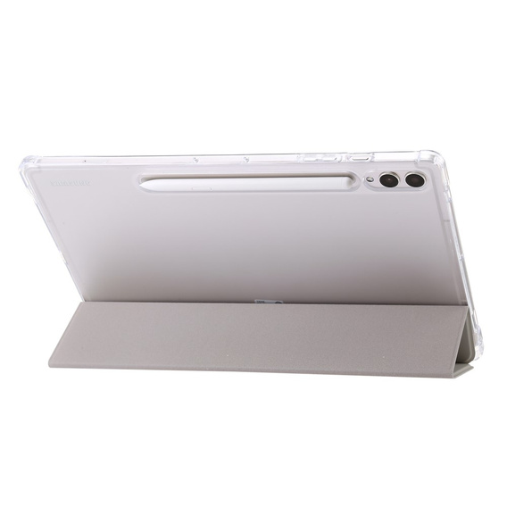 Etui do Samsung Galaxy Tab S9 Ultra, Smartcase Hybrid, z miejscem na rysik, szare