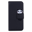 Etui Wallet do Motorola Moto E20/E30/E40, Panda, Black