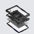 Etui pancerne do Lenovo Idea Tab 11" 2025 TB336FU TB336ZU, ochronne 360 z miejscem na rysik, czarne