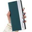 Etui z klapką do Xiaomi Poco X5 5G / Redmi Note 12 5G, Side Magnetic, zielone
