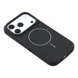 Etui silikonowe do iPhone 17 Pro Max - kompatybilne z MagSafe, antywstrząsowe, czarne