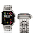 Bransoleta do Apple Watch 1/2/3/4/5/6/7/8/9/10/11/SE Ultra 1/2/3 42/44/45/46/49mm, Tytanowa