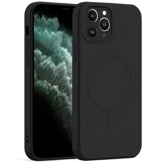 Etui Silicone Mag Cover do iPhone 11 Pro Max, Black