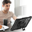 Etui pancerne do Lenovo Idea Tab 11" 2025 TB336FU TB336ZU, ochronne 360 z miejscem na rysik, czarne