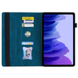 Etui do Lenovo Tab P12, Classic, z miejscem na rysik, niebieskie