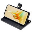 Etui z klapką do Oppo A78 4G, Wallet Zipper Pocket, czarne