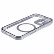 Etui Magnetic Dual Glass MagSafe do iPhone 16 Pro Max, srebrne