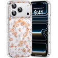 Etui do iPhone 17 Pro, Laser Flower, do MagSafe, Tulip