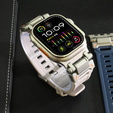 Pasek ERBORD ProTech do Apple Watch 1/2/3/4/5/6/7/8/9/10/11/SE Ultra 1/2/3 42/44/45/46/49mm, Beżowy