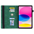 Etui do iPad 10.9" 2022 (10 gen.), Classic, z miejscem na rysik, zielone