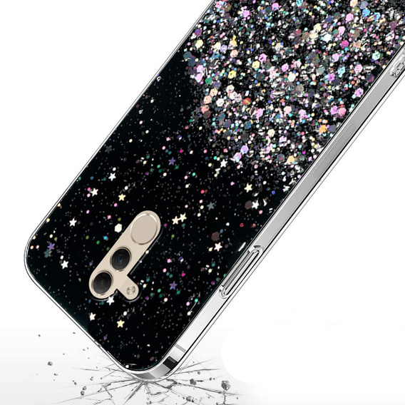 Etui do Huawei Mate 20 Lite, Glittery, czarne