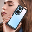Etui do Oppo Reno 10 / 10 Pro, Fusion Hybrid, przezroczyste / czarne