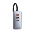 Baseus ładowarka samochodowa Share Together 2 w 1 PD 120 W - Szara