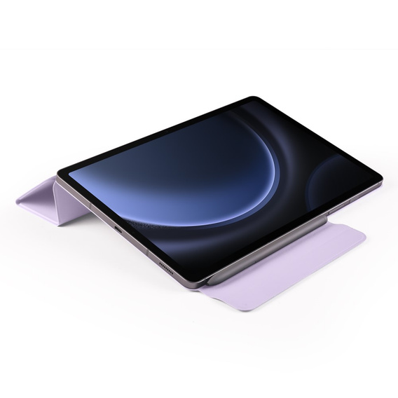 Magnetyczne etui origami do Samsung Galaxy Tab S10 Lite / S10 FE / S9 FE / S9 – fioletowe