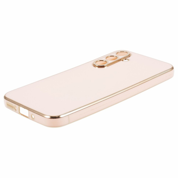 Etui do Samsung Galaxy A05s, Glamour CamShield, różowe