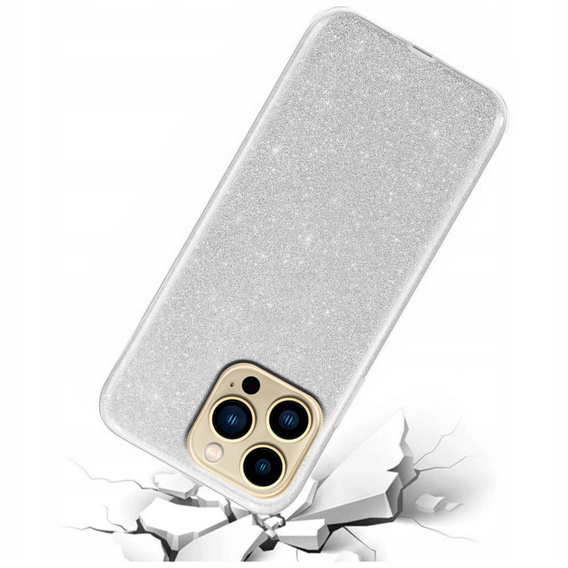 Etui Glitter Case do iPhone 13 Pro, Silver