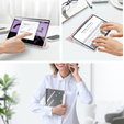 Etui Dux Ducis Toby Series do Samsung Galaxy Tab S10 FE+ Plus – różowe