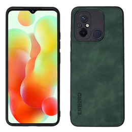 Etui do Xiaomi Redmi 12C, ERBORD Business, z blaszką do uchwytów samochodowych, zielone