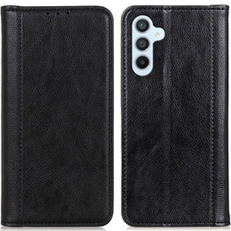 Etui do Samsung Galaxy S23 FE, Wallet Litchi Leather, czarne