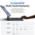Etui z klawiaturą Bluetooth do Samsung Galaxy Tab S10 Ultra / S9 Ultra / S8 Ultra Dux Ducis – czarne