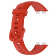 Pasek Silikonowy do Huawei Band 8 / Huawei Band 9 / Huawei Band 10, Czerwony