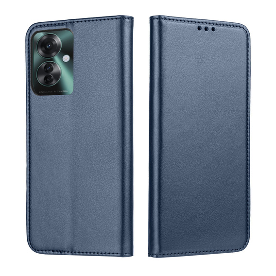 Etui do Oppo Reno 11F 5G, Smart Magnet, granatowe + Szkło 9H