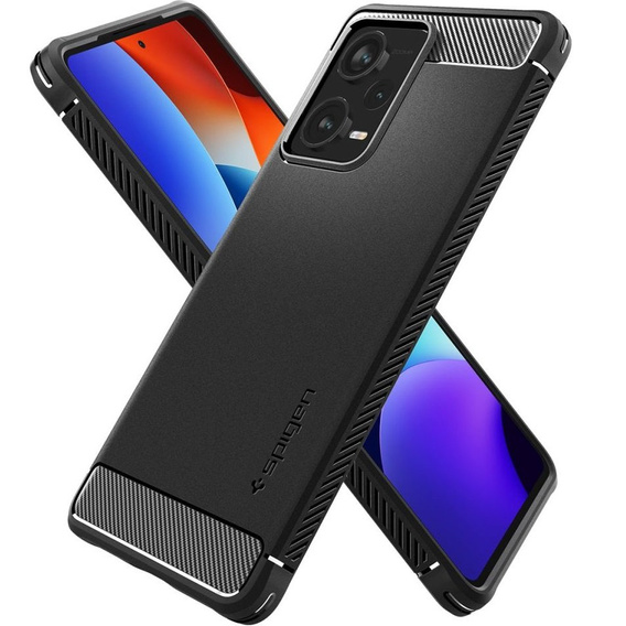 Etui Spigen do Redmi Note 12 Pro+ 5G, Rugged Armor, czarne