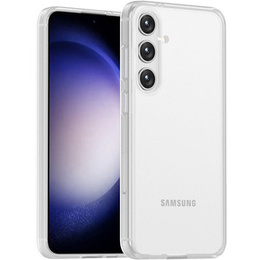 Etui do Samsung Galaxy S24, Fusion Hybrid, z ochroną aparatu, przezroczyste
