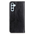 Etui do Samsung Galaxy A35 5G, Wallet Litchi Leather, czarne