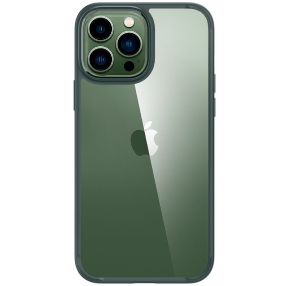 Etui Spigen do iPhone 13 Pro, Ultra Hybrid, Midnight Green, zielone