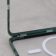 Etui Magnetic Dual Glass MagSafe do Samsung Galaxy S23, zielone