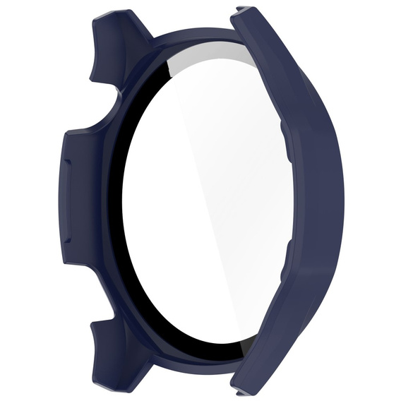2w1 Etui + Szkło Hartowane do Huawei Watch GT 5 46mm, Granatowe