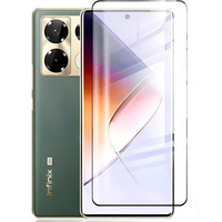 Szkło Hartowane 3D do Infinix Note 40 Pro, czarna ramka