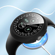 2w1 Etui + Szkło Hartowane do Google Pixel Watch 4 45mm, Czarne
