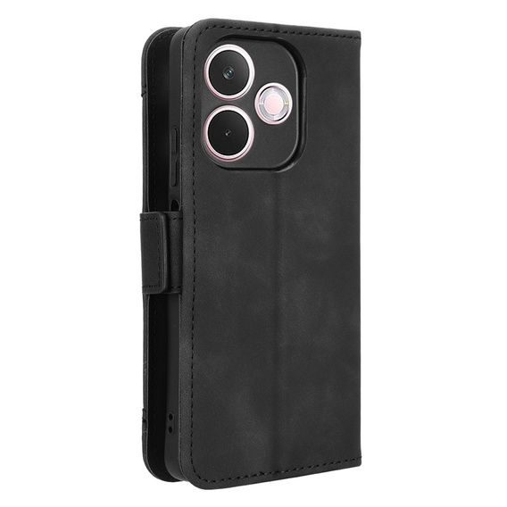 Etui z klapką do Oppo A5 Pro 5G, Card Slot, czarne