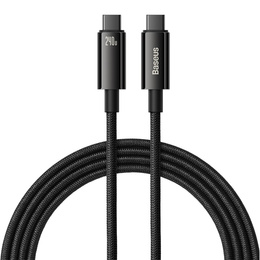 Baseus kabel Tungsten PD USB-C – USB-C 3,0 m, 240 W - czarny
