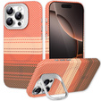 Etui do iPhone 16 Pro Max, Frame Kickstand, do MagSafe, Sunset Orange