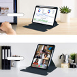 Etui z klawiaturą do iPad Pro 11" 2024 (5 gen.), Rotary 360° Leather, granatowe