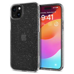 Etui Spigen do iPhone 15 Plus, Liquid Crystal Glitter, przezroczyste / brokatowe