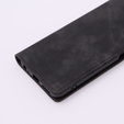 Etui do Motorola Moto G73, ERBORD Vintage portfel z klapką, czarne