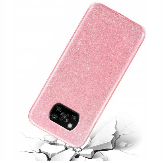 Etui Glitter Case do Xiaomi POCO X3 NFC / X3 PRO, Pink