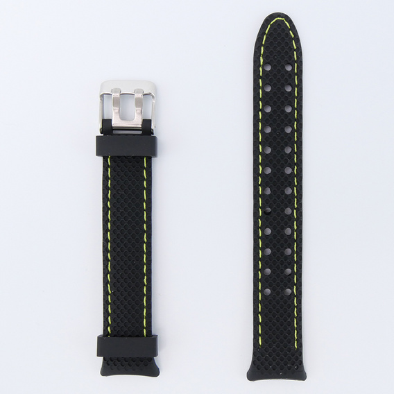 Pasek Silikonowy do Xiaomi Smart Band 10 / 9 / 8, Czarny / Zielony