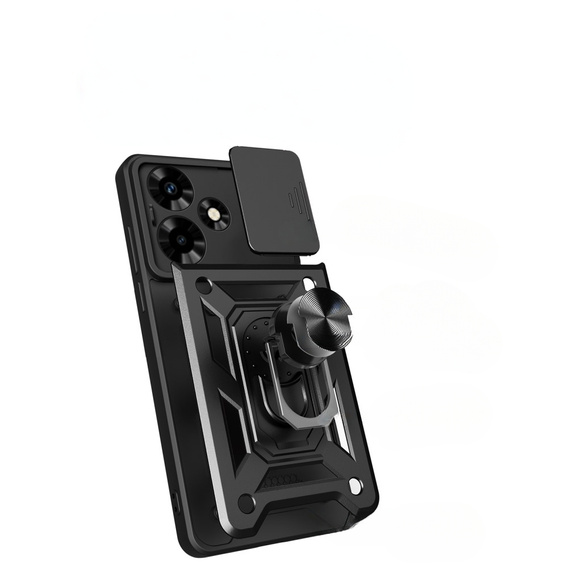 Etui pancerne do Infinix Hot 30, CamShield Slide, czarne