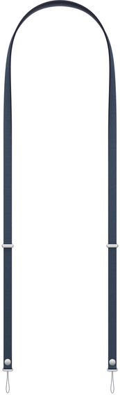 Smycz na telefon kompatybilna z etui do iPhone 17, odpinana magnetyczna klamra, pasek na szyję – niebieska