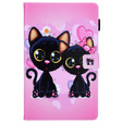 Etui do Samsung Galaxy Tab A9 X110 / X115, two cats