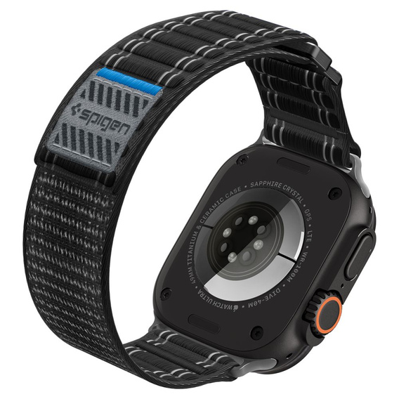 Pasek Spigen WBF0 Band do Apple Watch 8/9/10/11/SE/Ultra 1/2 (44/45/46/49 mm) – Black