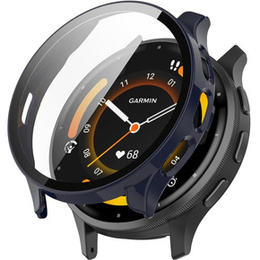 2w1 Etui + Szkło Hartowane do Garmin Venu 3, Granatowe