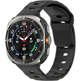 Pasek Silikonowy do Samsung Galaxy Watch Ultra 47mm (2025 / 2024), Czarny
