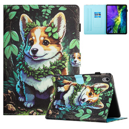 Etui do iPad 11" 2025 A16 (11 gen.) / iPad 10.9" 2022 (10 gen.), z klapką, corgi dog